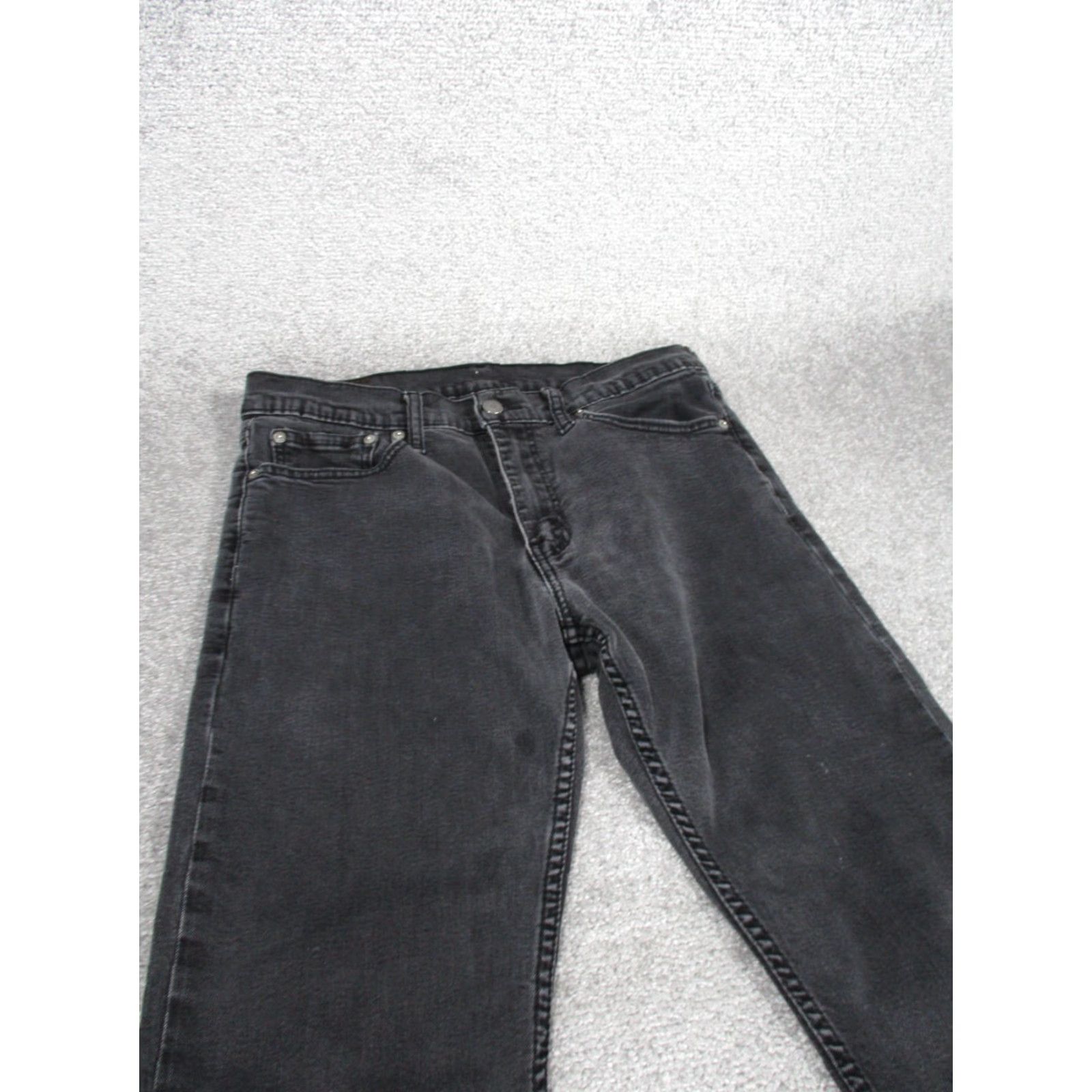 Levi's VINTAGE Levi's 502 Jeans Mens Slim Taper 33 Gray Denim Regular 33x29 Mens Size US 33 - 4 Thumbnail
