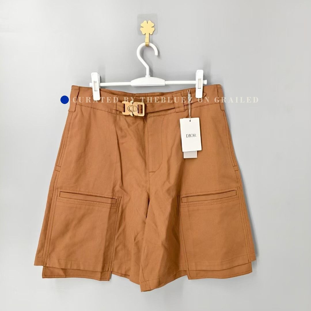 Dior Dior Brown Utility Buckle Cargo Shorts Size US 28 / EU 44 - 1 Thumbnail