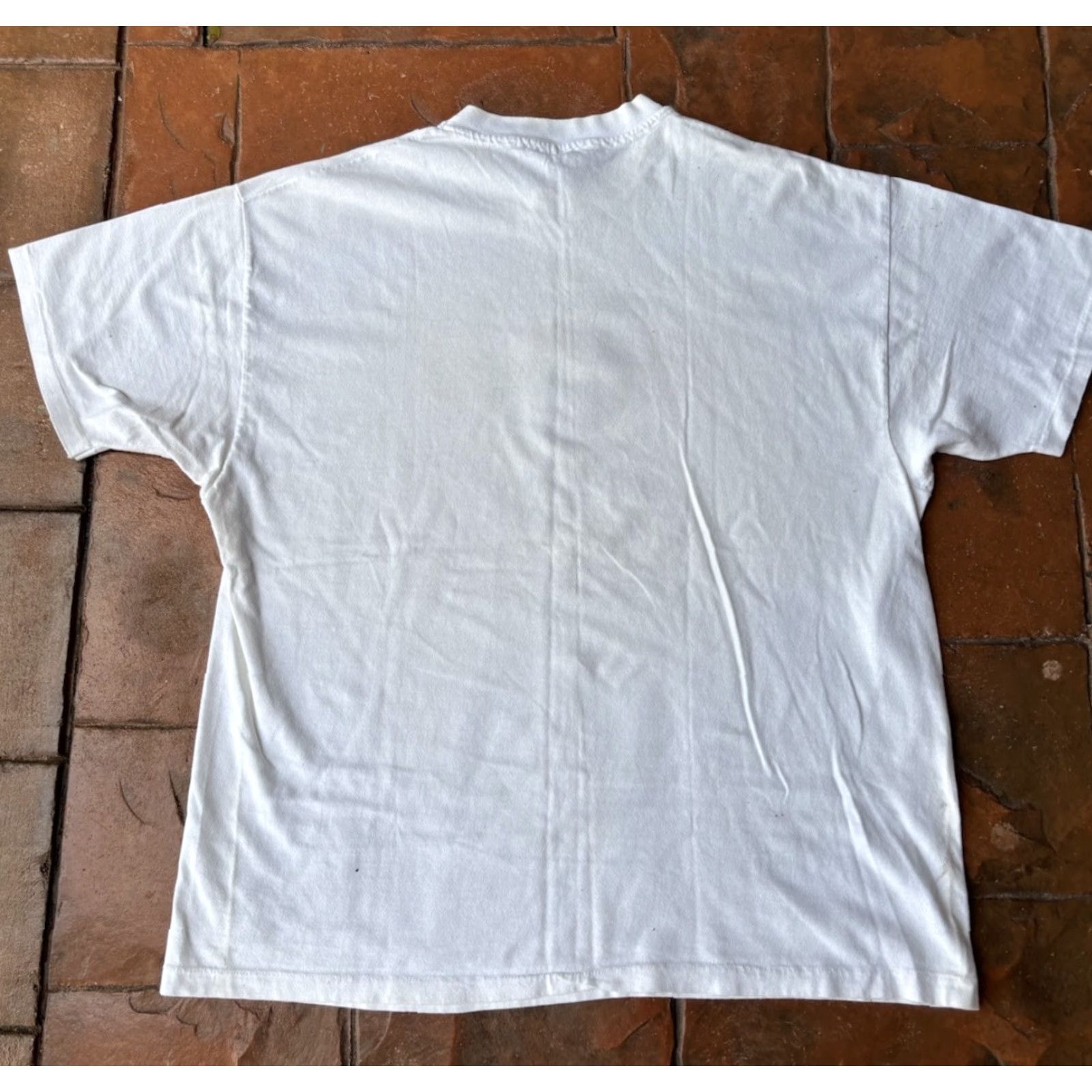 Hanes VINTAGE Hard Rock Cafe Toronto Sky Dome T-Shirt XL Men White Cotton 80s Logo Crew Neck Short Sleeve Hanes USA Size US XL / EU 56 / 4 - 3 Thumbnail