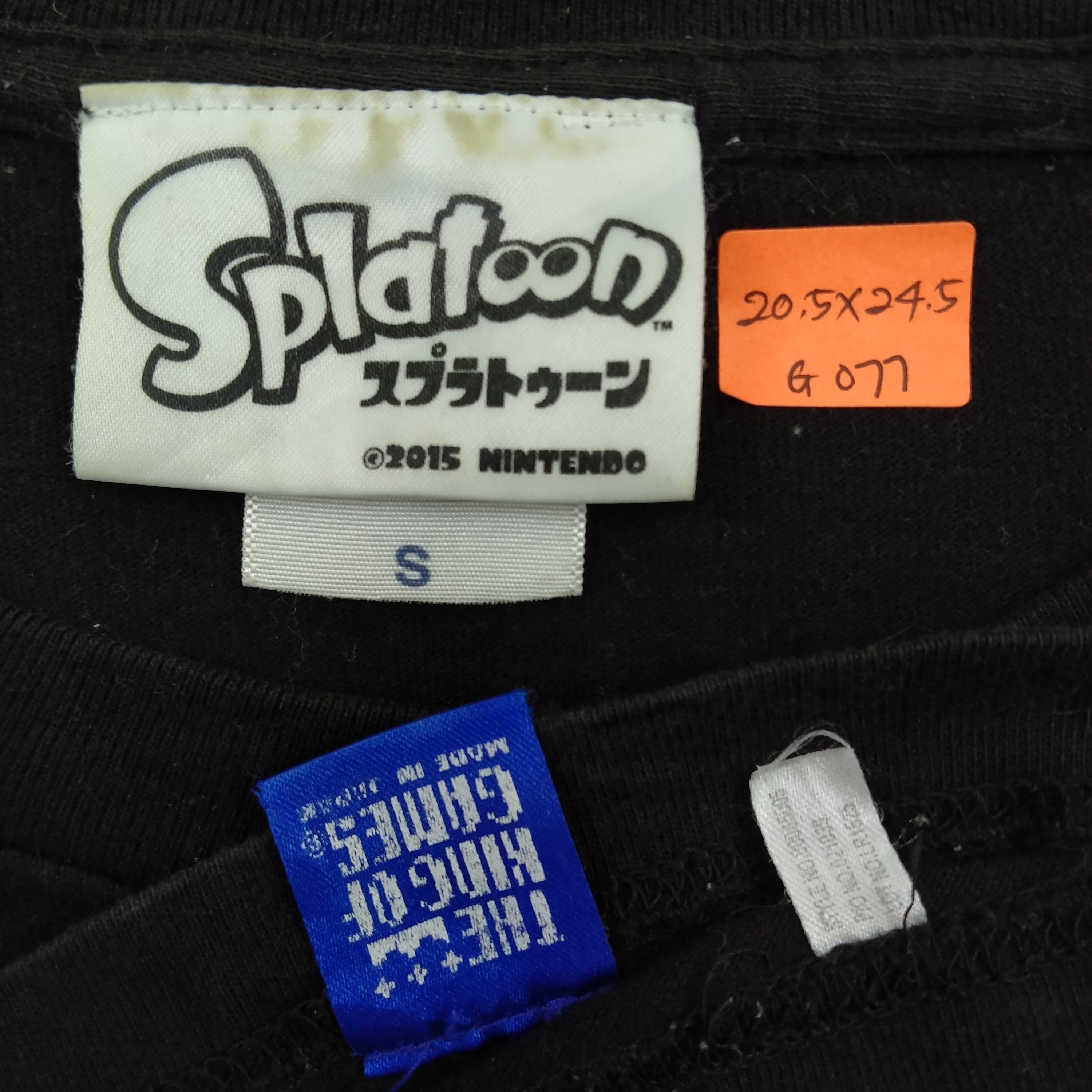 Japanese Brand Vintage Nintendo Splatoon Small Tshirt - G077 Size US S / EU 44-46 / 1 - 3 Thumbnail