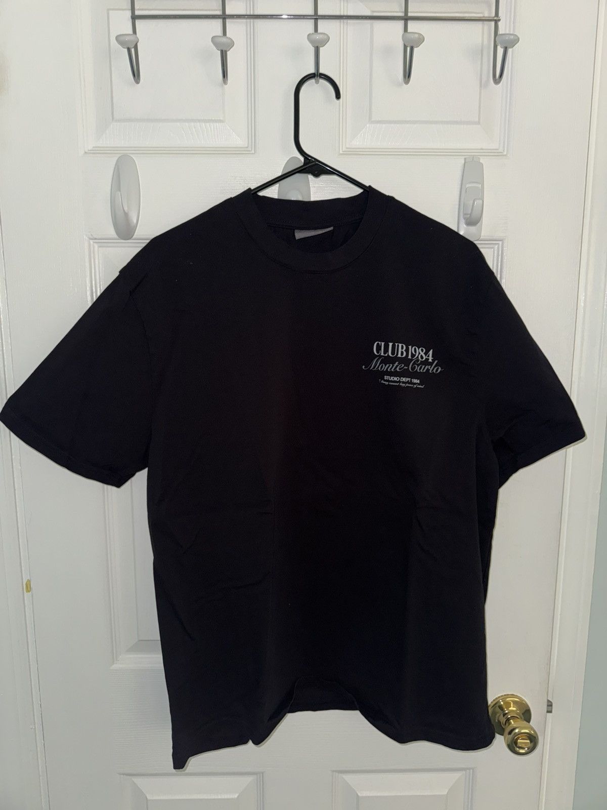 Other CLUB 1984 Monte Carlo 84 T-Shirt Black Large Vintage Size US L / EU 52-54 / 3 - 2 Thumbnail