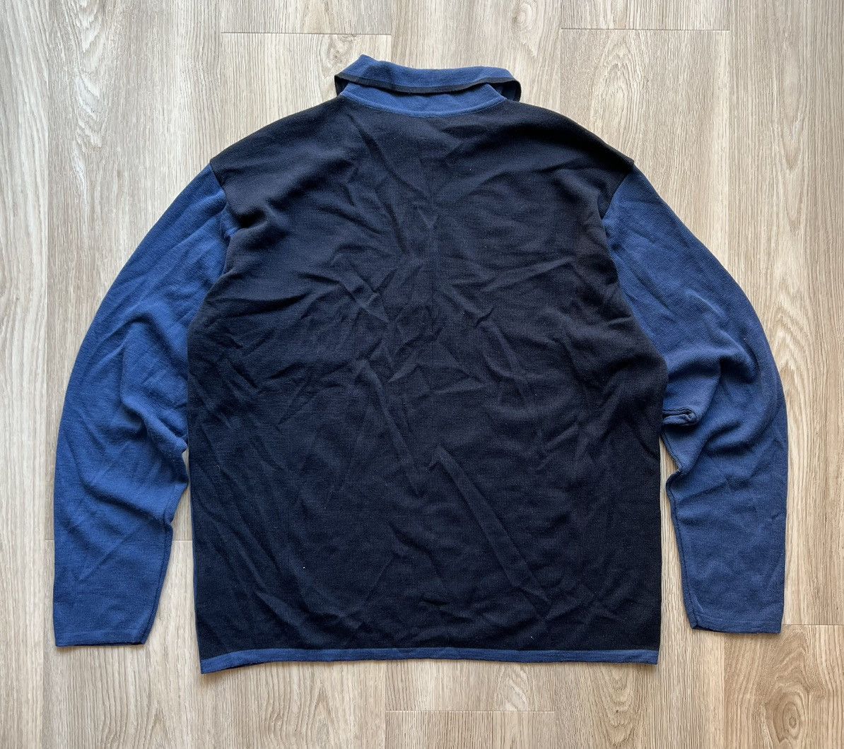 Versace × Versace Jeans Couture × Vintage Vintage Versace Jeans Couture 1/3 Button Sweater Size US XL / EU 56 / 4 - 10 Thumbnail