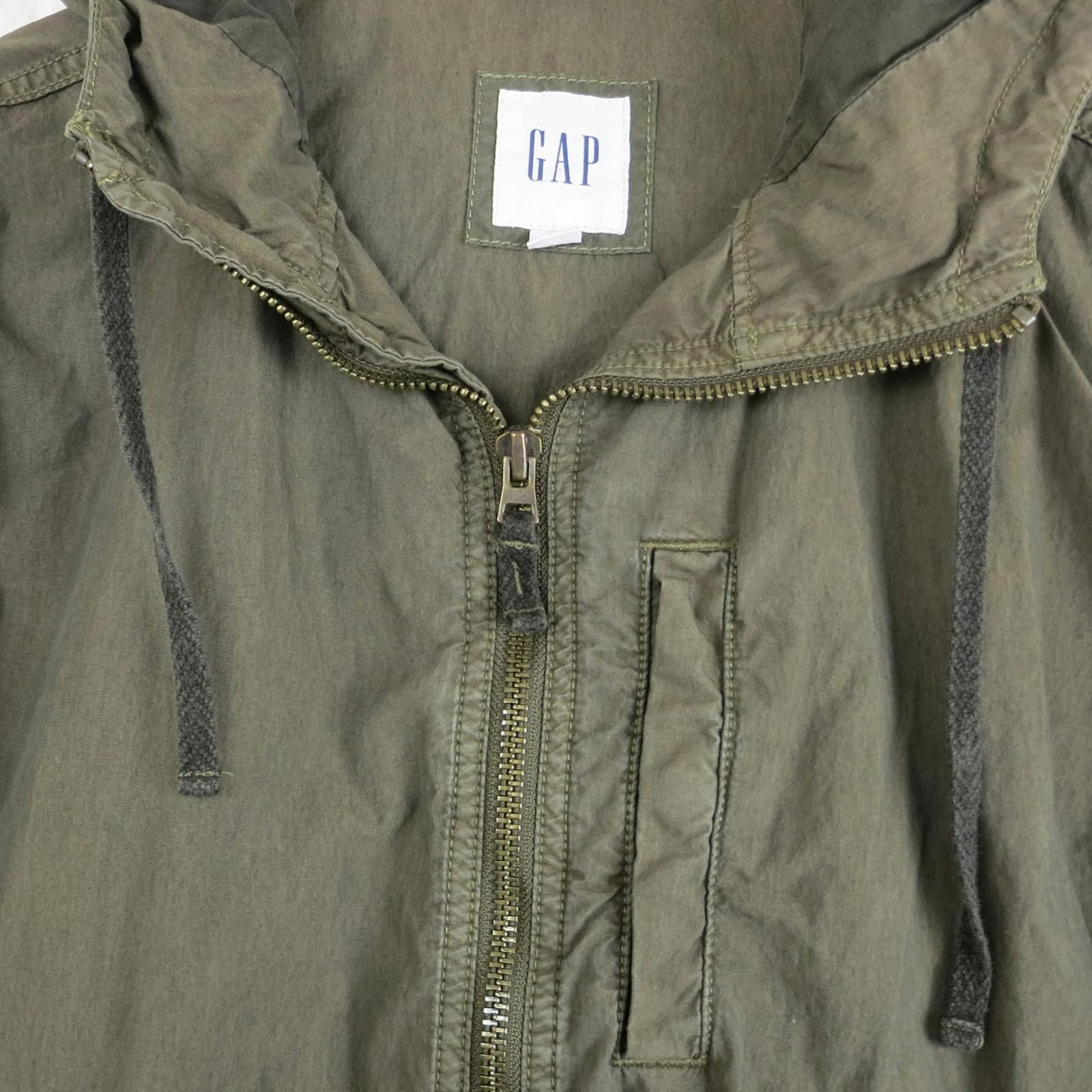 Gap GAP Olive Green Hooded Zip-Up Jacket Men's Medium Size US M / EU 48-50 / 2 - 3 Thumbnail