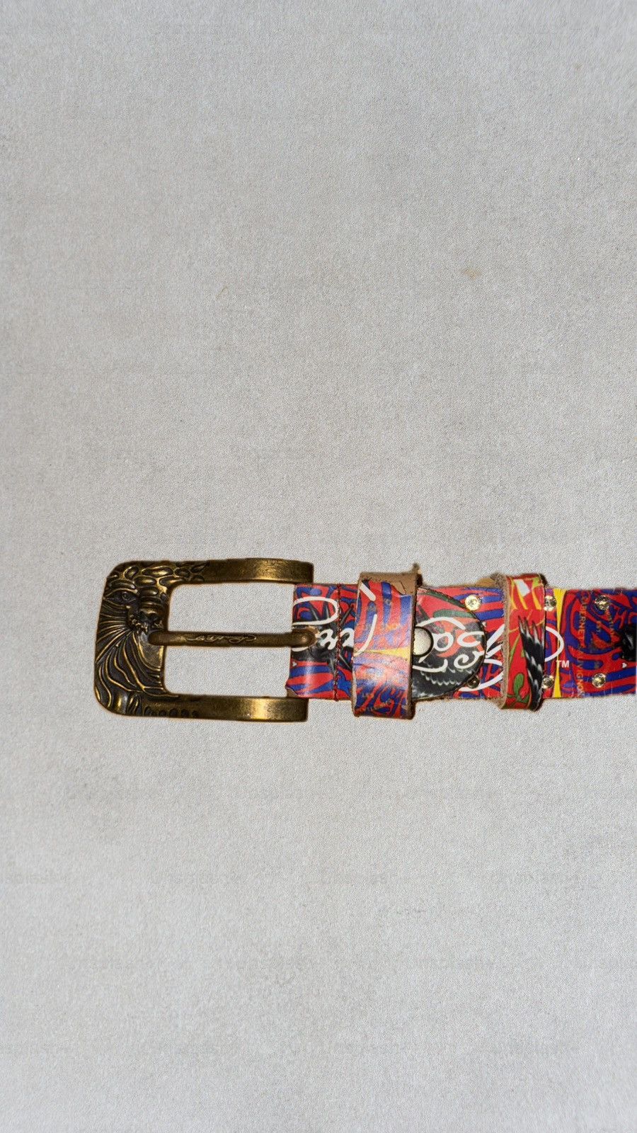 Christian Audigier × Ed Hardy Ed Hardy Belt Vintage Rhinestone Size ONE SIZE - 4 Thumbnail