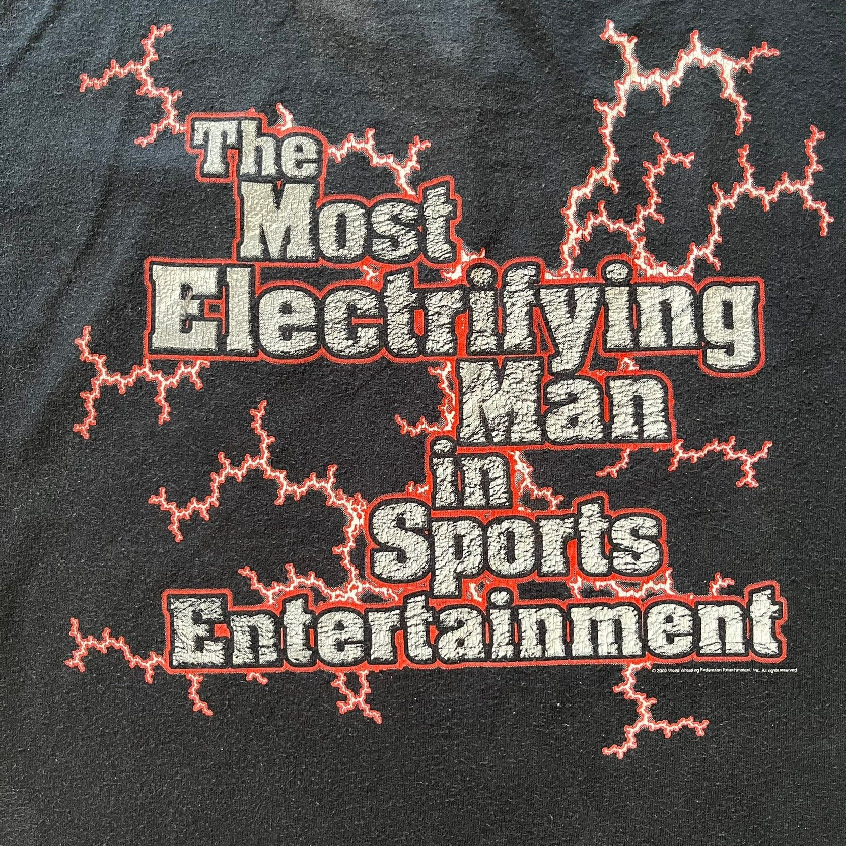 WWF The Rock Most Electrifying Man 2000 Tee Size US XS / EU 42 / 0 - 5 Thumbnail