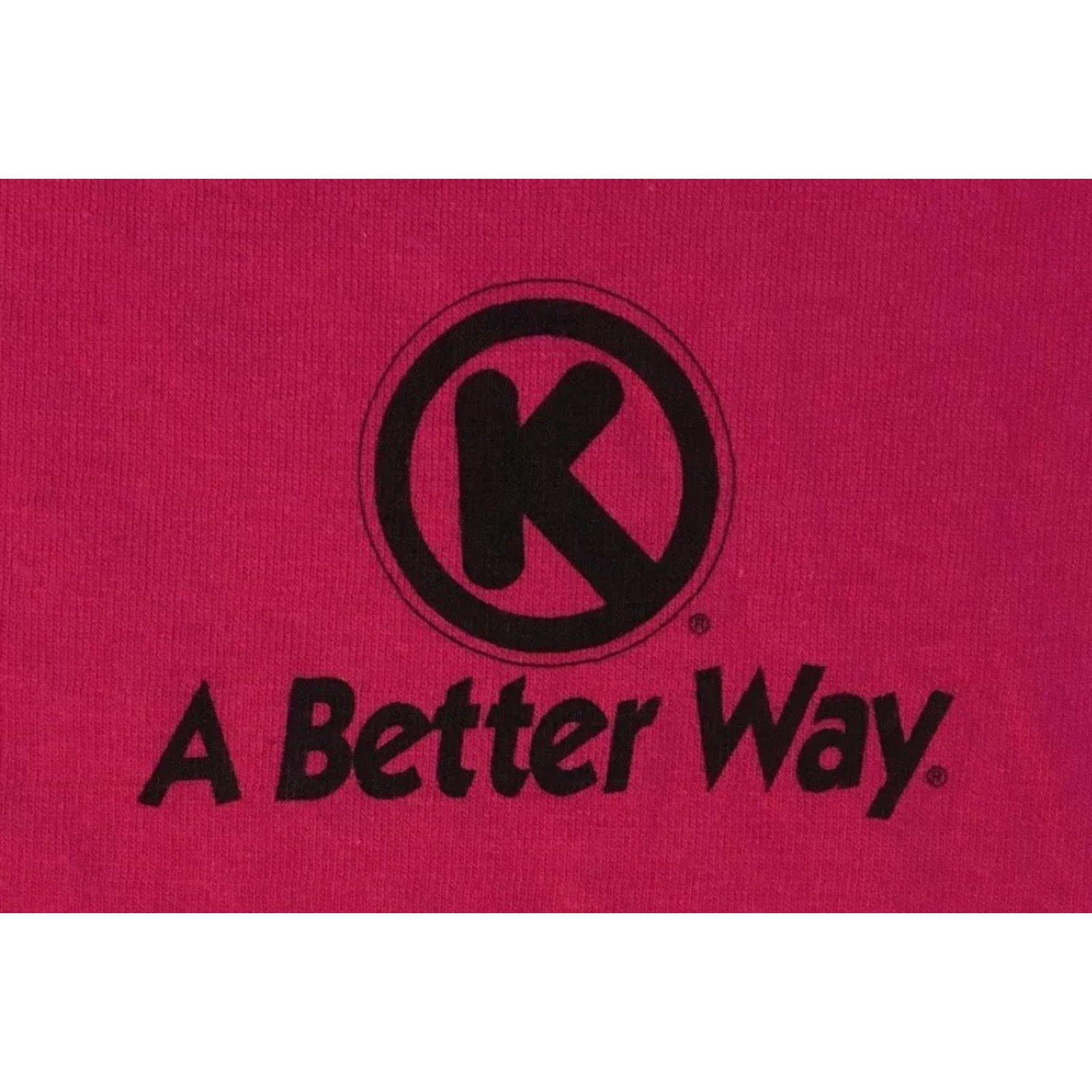 GAS VINTAGE 90s Circle K Promo Shirt XL USA Pink T-Shirt Men Short Sleeve Size US XL / EU 56 / 4 - 3 Thumbnail