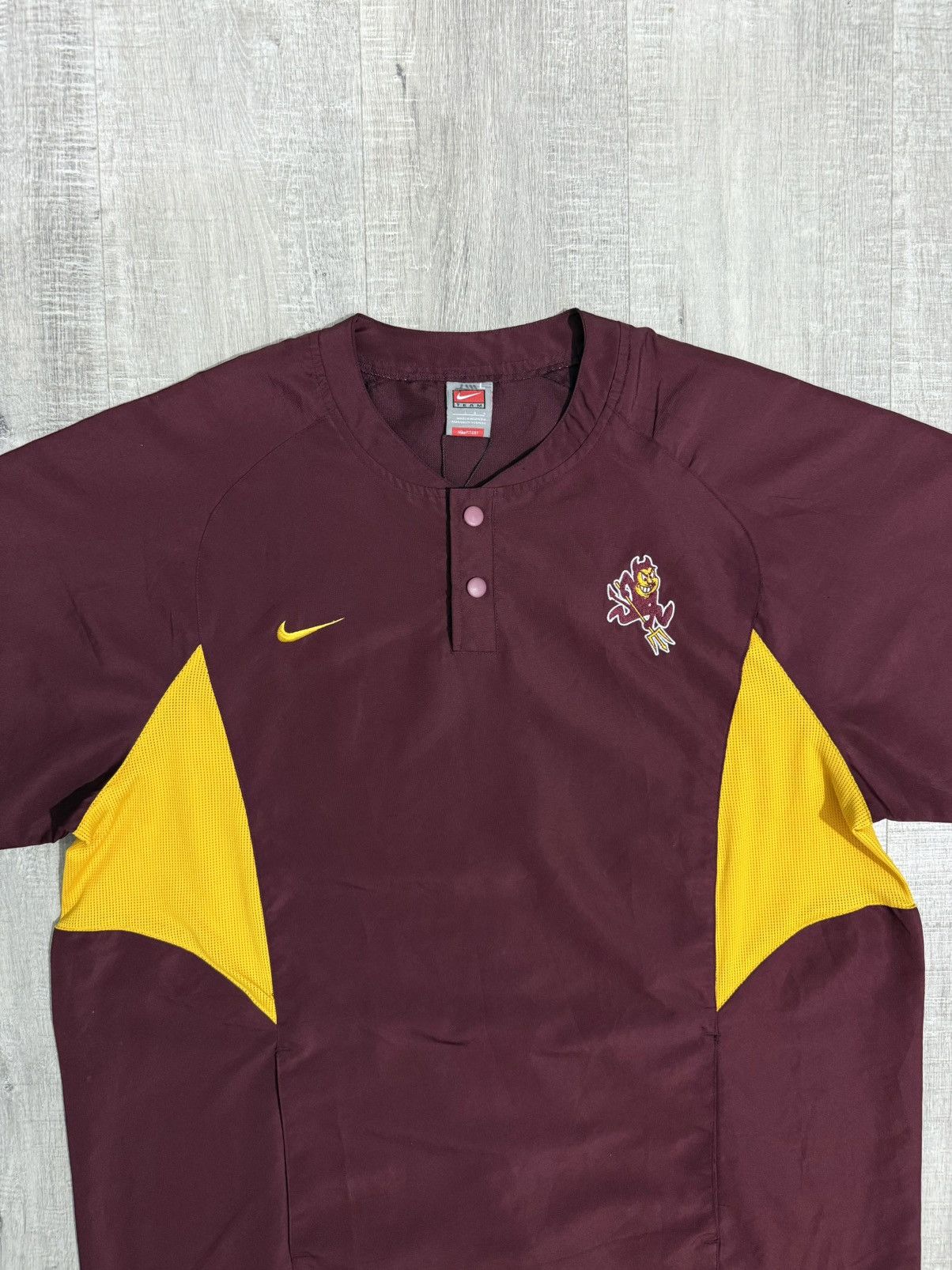Nike Vintage nike arizona state sun devils half button jacket Size US L / EU 52-54 / 3 - 2 Thumbnail