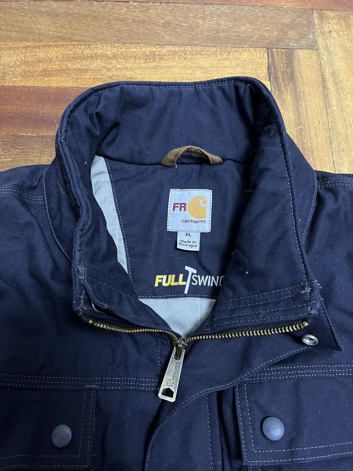 Carhartt × Vintage Carhartt FR Vintage Active Work Jacket Size US XL / EU 56 / 4 - 2 Thumbnail