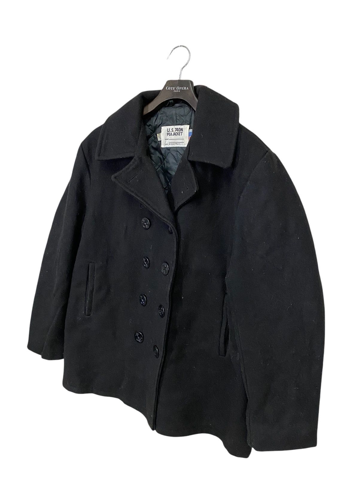 Schott × Vintage Vintage u.s. 740N pea jacket wool by schott made in usa Size US L / EU 52-54 / 3 - 3 Thumbnail