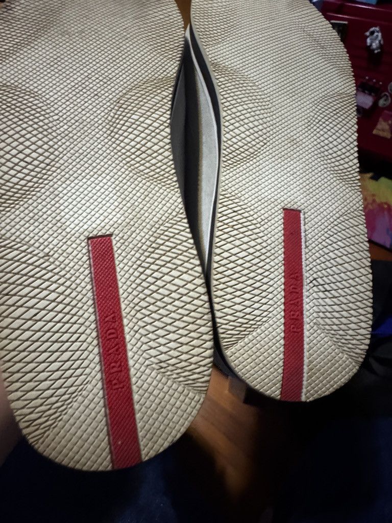 Prada Authentic Prada Suede Slip-Ons with box and dust bag Size US 7 / IT 37 - 12 Thumbnail