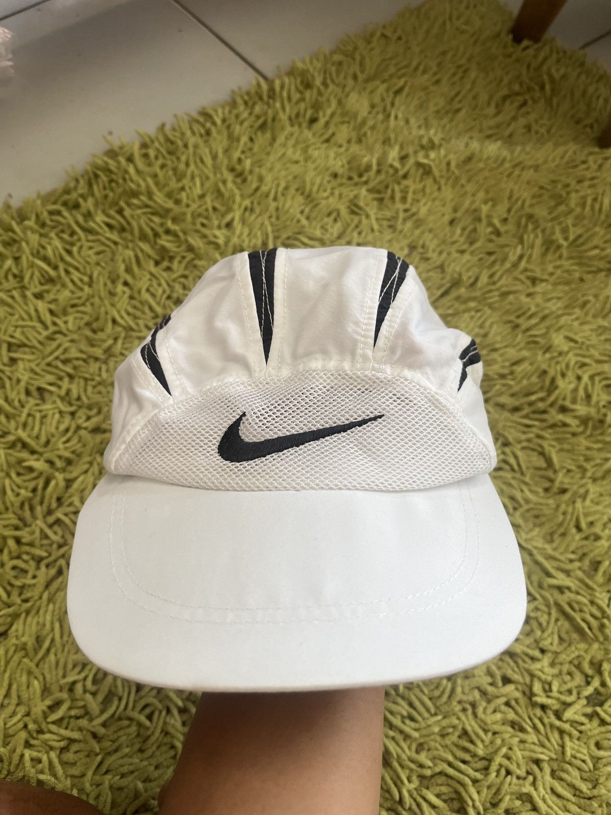 Nike × Vintage Nike Clima Fit 2000s Soft Peak 3M Reflective Cap