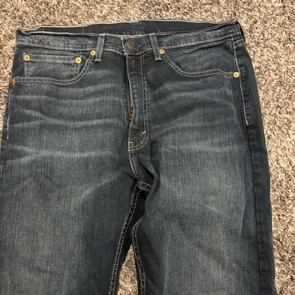Levi's Levi's Men's 505 Regular Fit Jeans Size US 34 / EU 50 - 3 Thumbnail