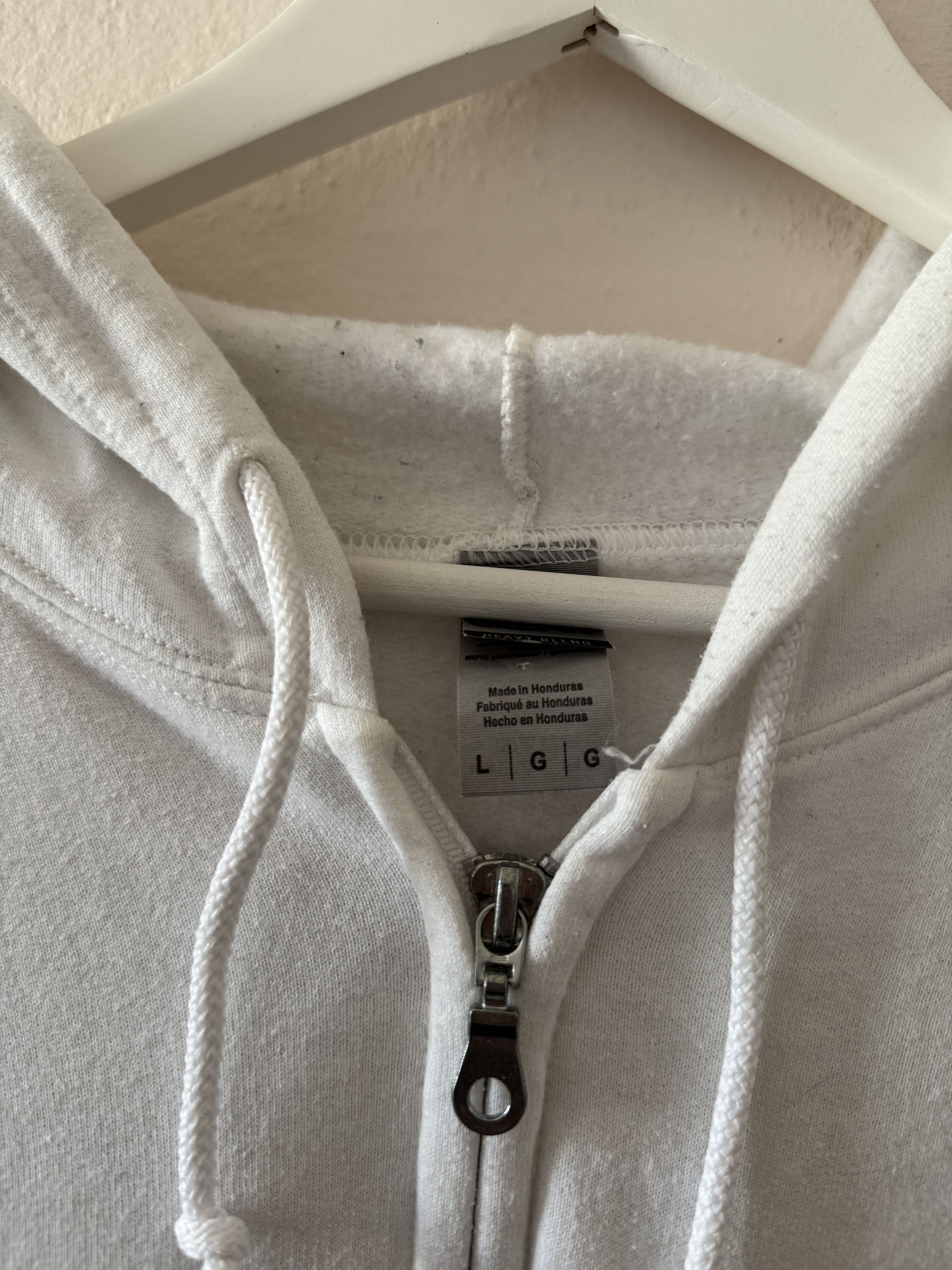 Gildan Gildan White ZipUp Size US L / EU 52-54 / 3 - 3 Thumbnail