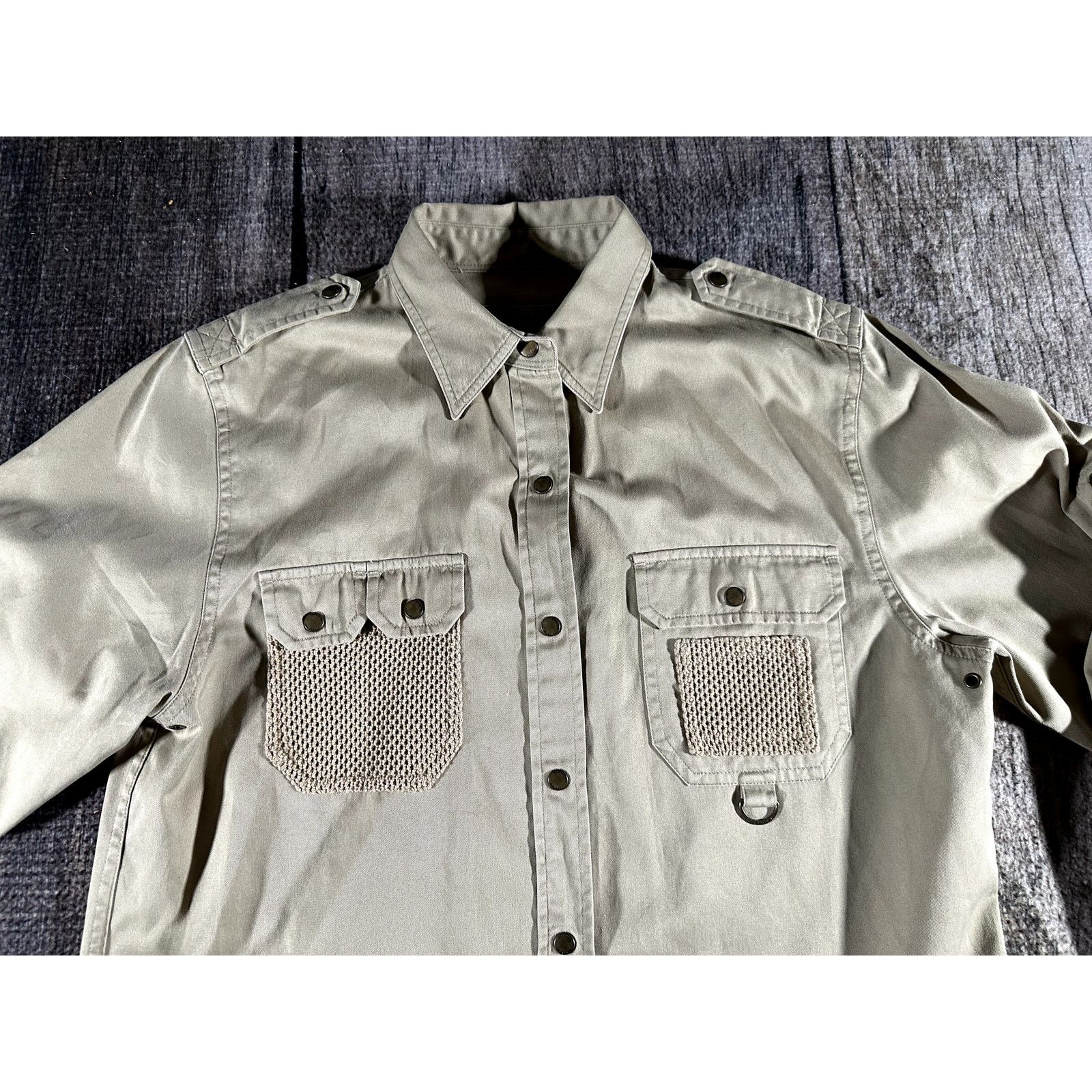 Lauren Ralph Lauren Lauren Ralph Lauren Safari Outfitters Shirt Medium Utility Size M / US 6-8 / IT 42-44 - 2 Thumbnail