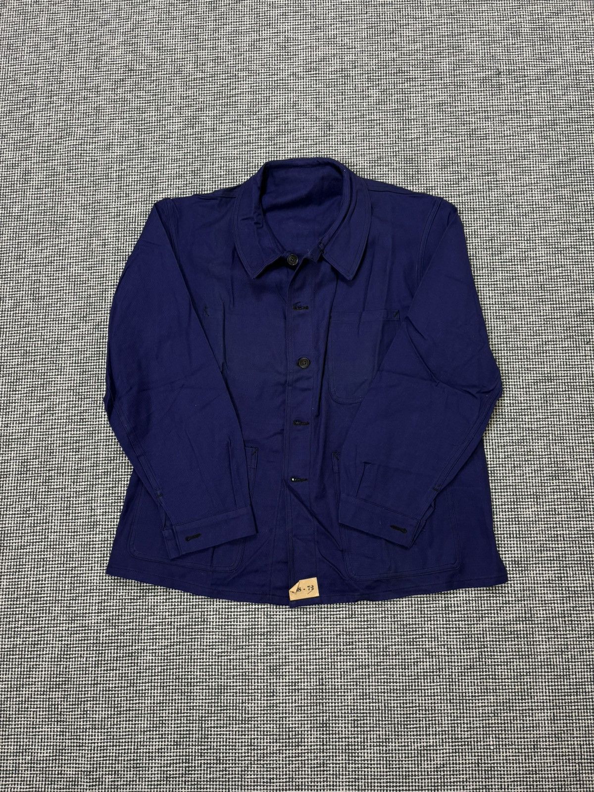 Le Laboureur 50s/60s S.N.C Saint James French Navy chore coat NOS Size US XL / EU 56 / 4 - 1 Thumbnail
