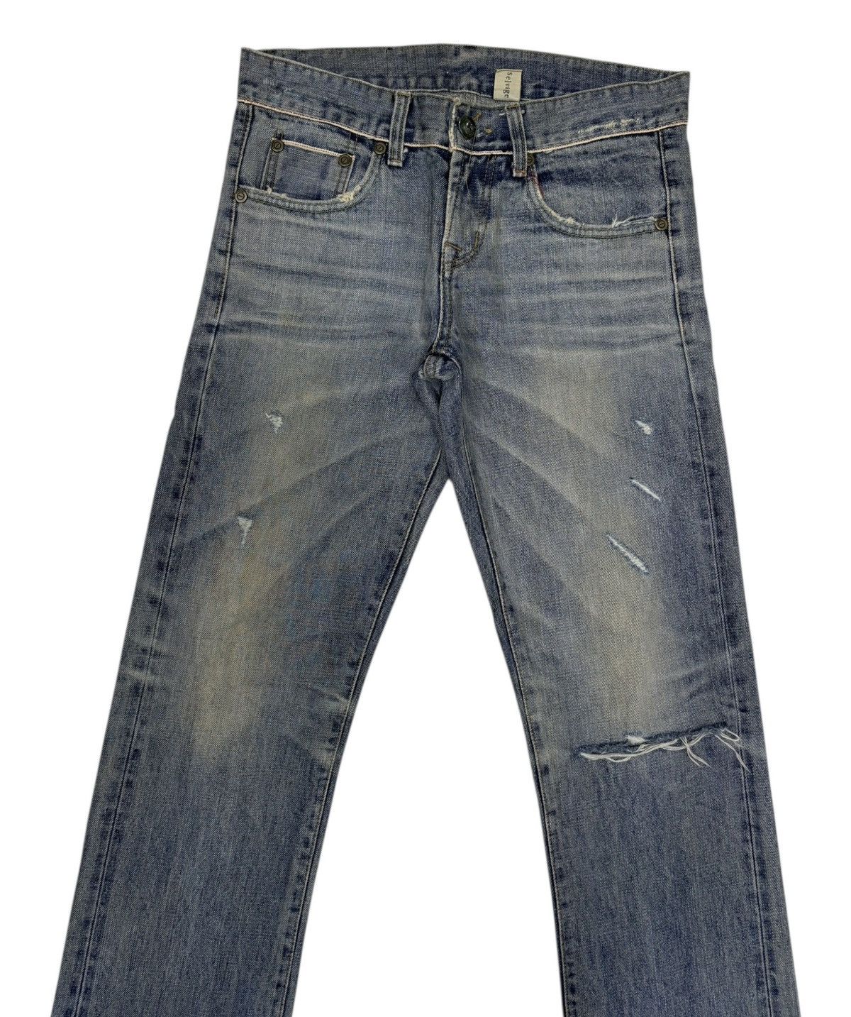 Kapital Vintage L’selvage Distressed Denim Jeans Size US 30 / EU 46 - 7 Thumbnail