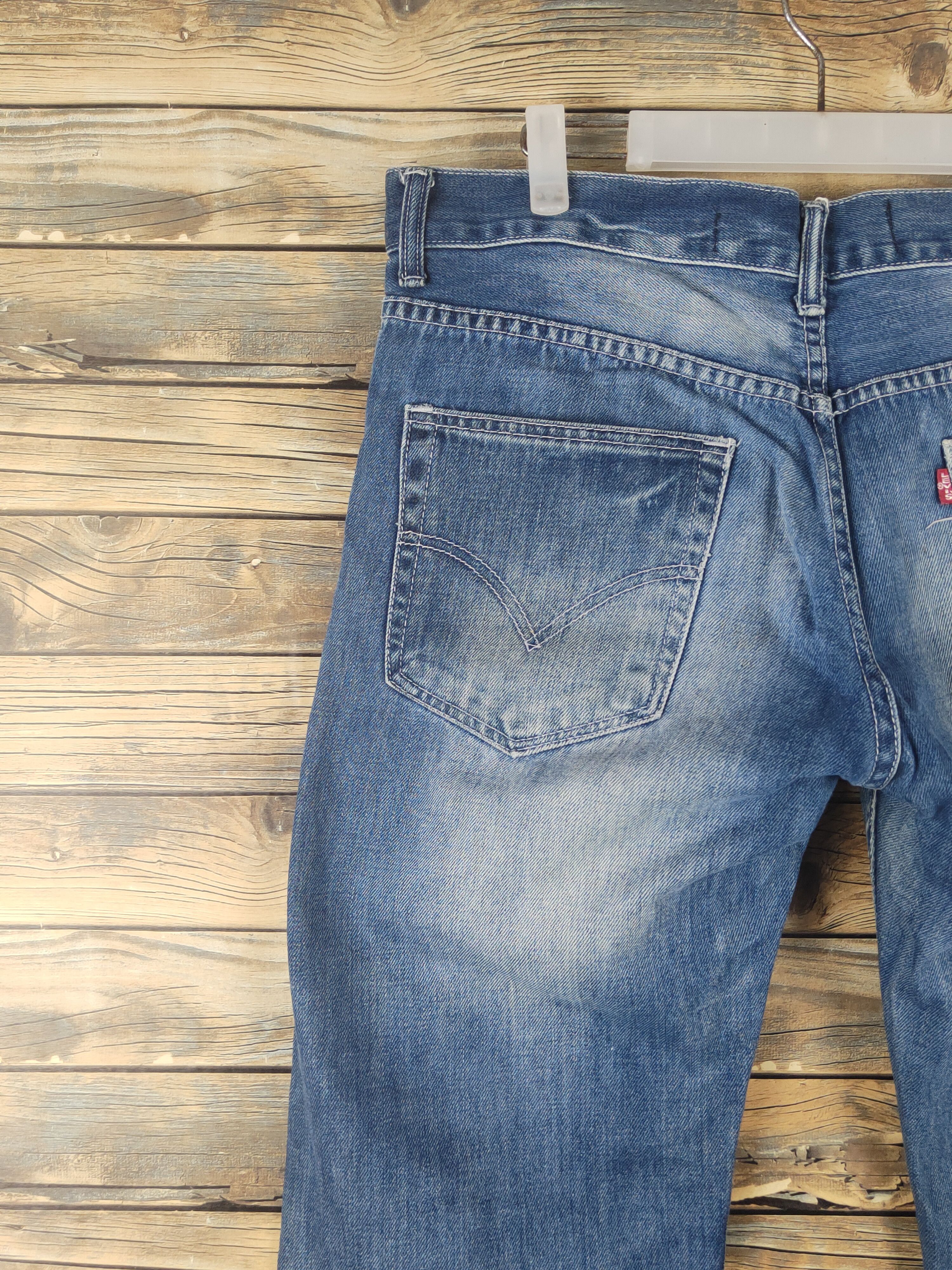 Levi's DL Levi's Blue Distressed Ripped Jeans #1638 Size US 36 / EU 52 - 8 Thumbnail