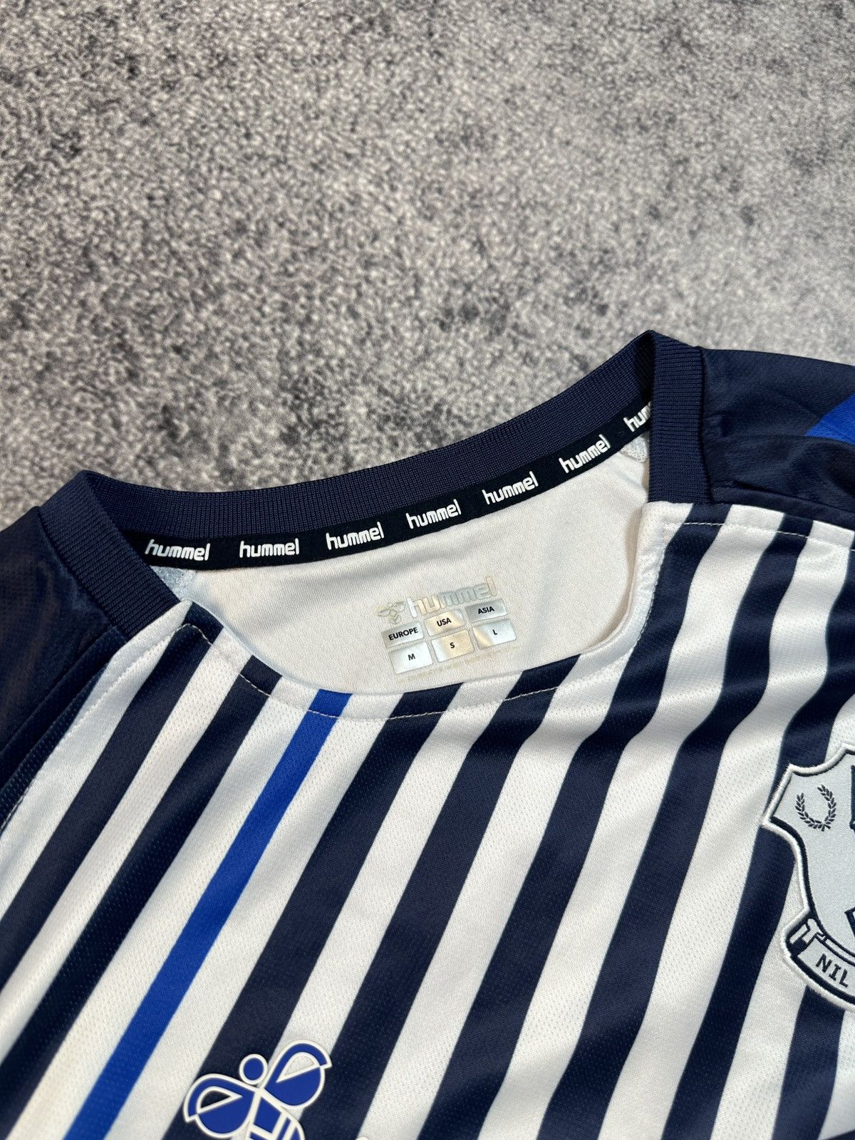 Hummel × Vintage Hummel Everton Soccer Jersey Blokecore Rare Style M Casual Size US M / EU 48-50 / 2 - 4 Thumbnail