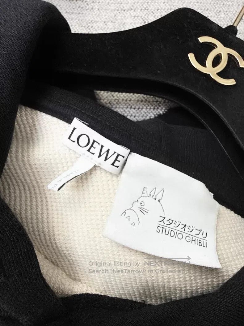 Loewe Loewe Black and White Cotton Joint Brand Elf Totoro Black Size L / US 10 / IT 46 - 5 Thumbnail