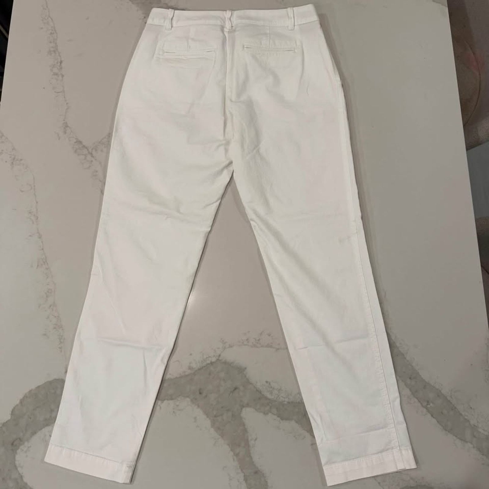 Banana Republic Banana Republic NWT City Chino White Pants Womens 2 Low Rise Size 26" / US 2 / IT 38 - 7 Thumbnail