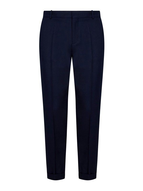 Balmain o1y0426 Casual Pant in Midnight Blue Size US 32 / EU 48 - 1 Thumbnail