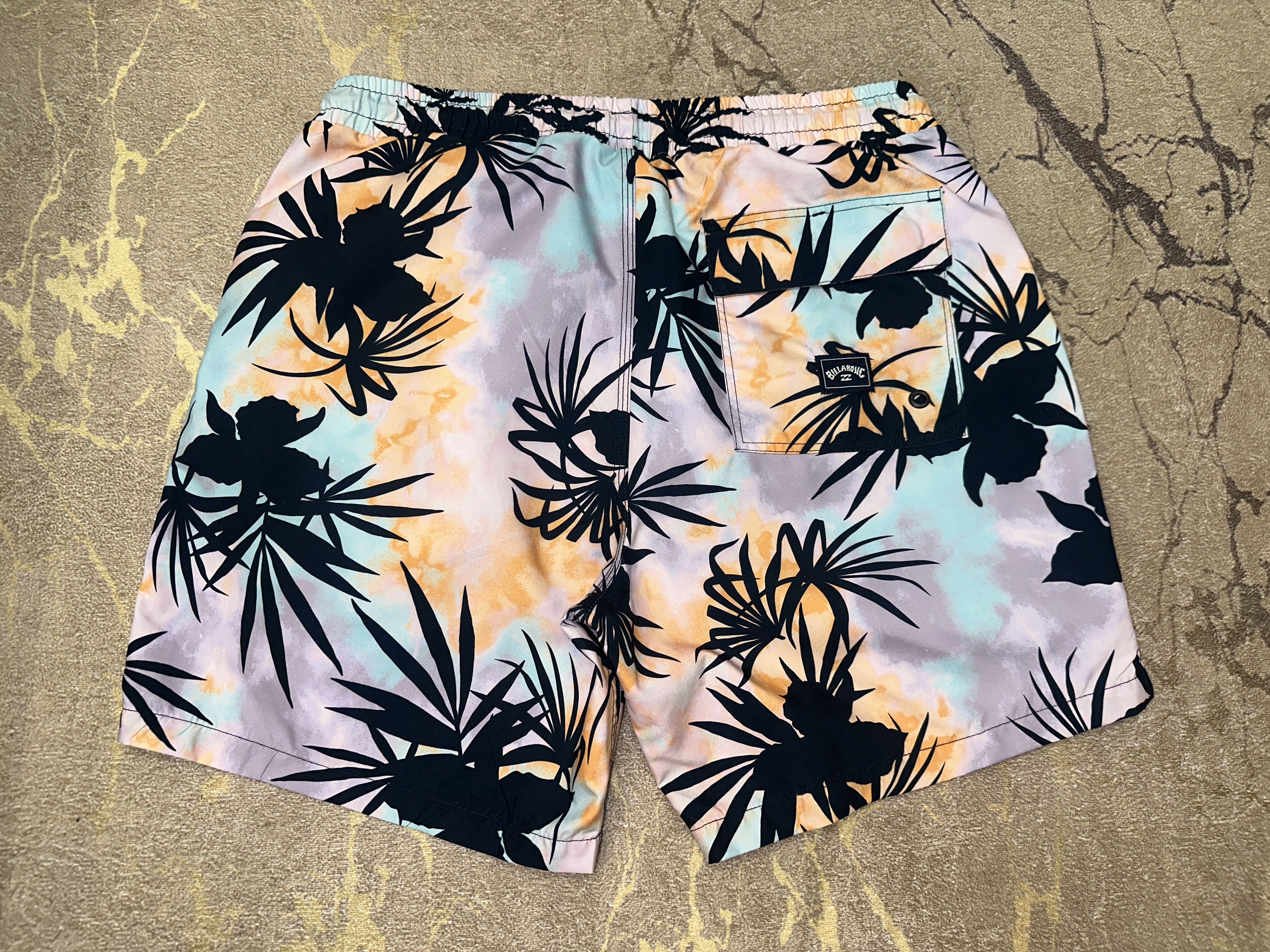 Billabong Billabong Floral Palm Hawaii Surf Board Shorts Trunks Size S Size US 30 / EU 46 - 2 Thumbnail