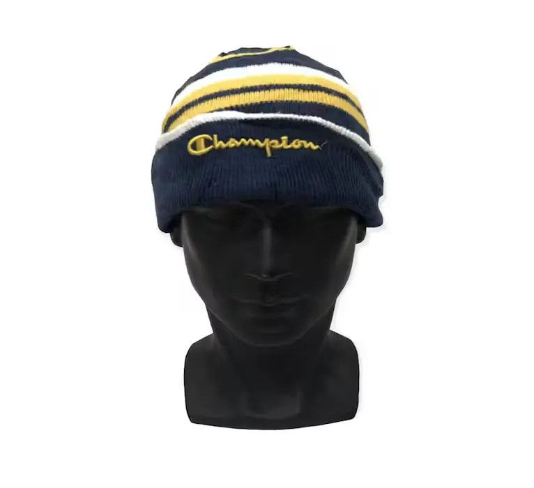 Champion Champion Stripe Design Beanie Hat Size ONE SIZE - 1 Thumbnail
