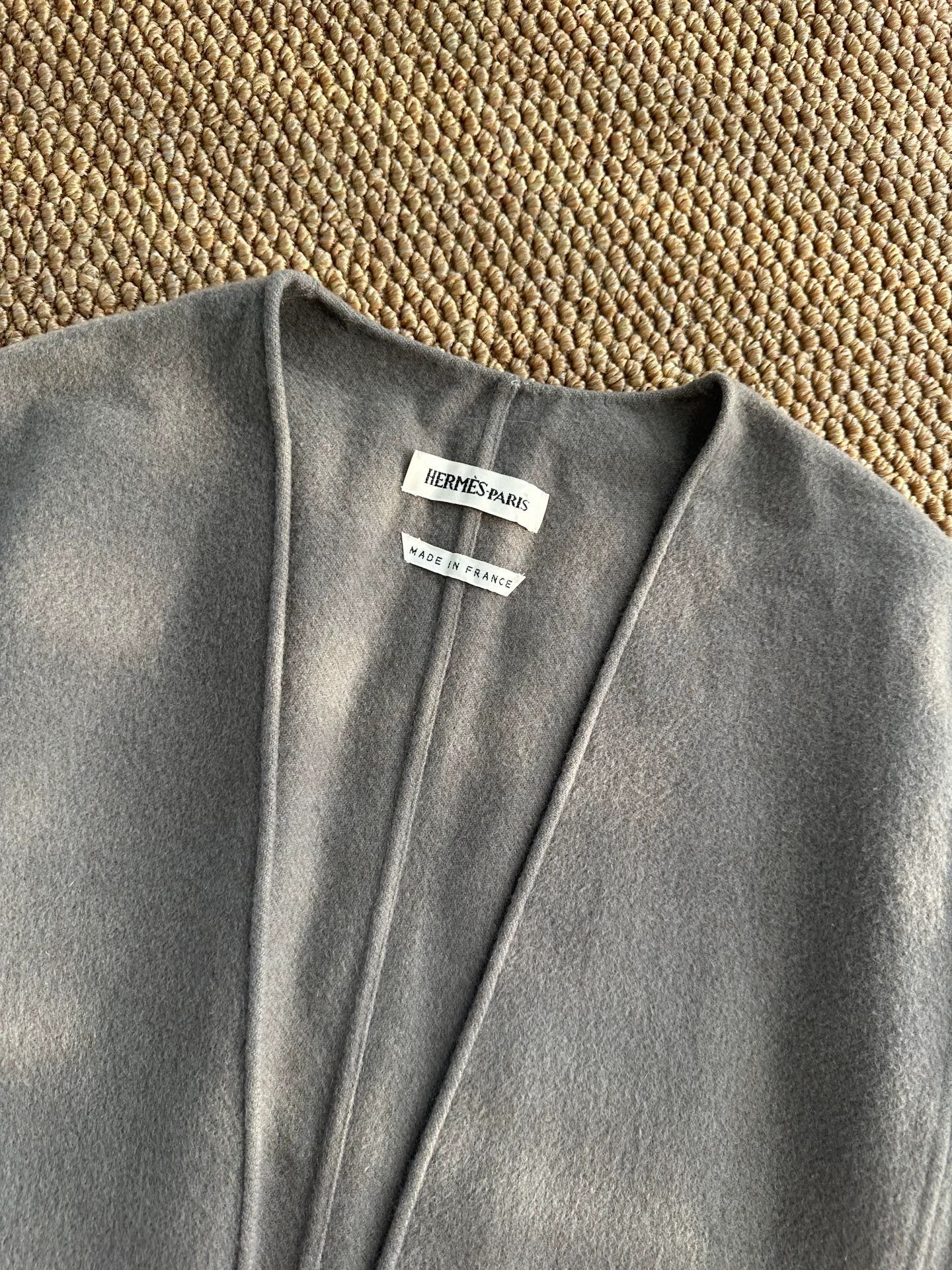 Hermes HERMES Margiela Era casual cashmere short women's jacket Size M / US 6-8 / IT 42-44 - 8 Thumbnail
