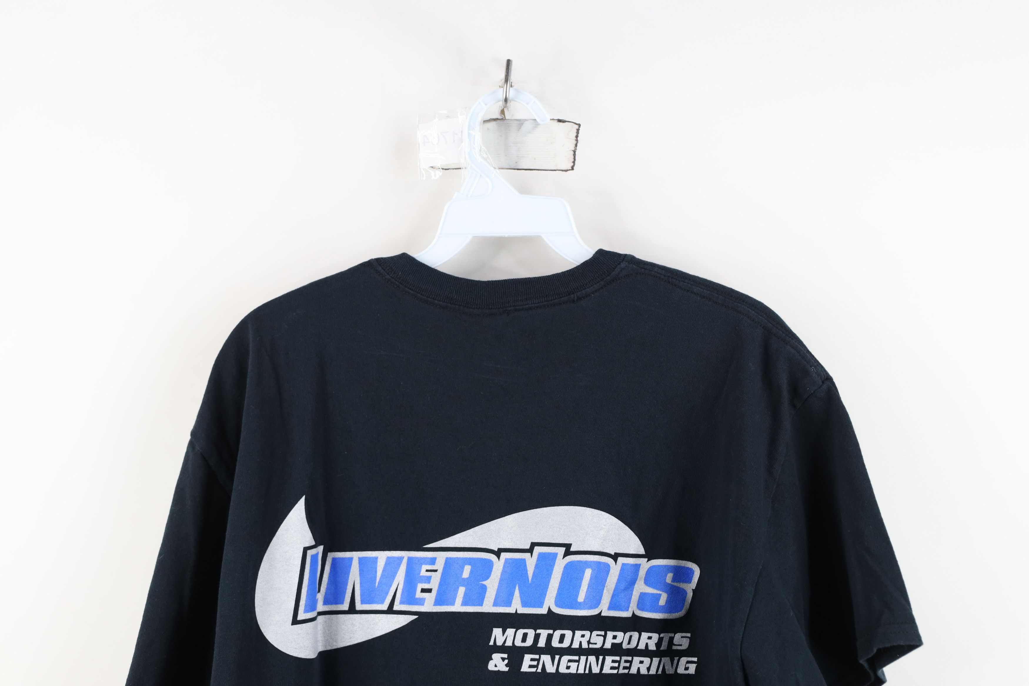 Vintage Vintage Y2K Livernois Motorsports Engineering Race T-Shirt Size US L / EU 52-54 / 3 - 13 Thumbnail