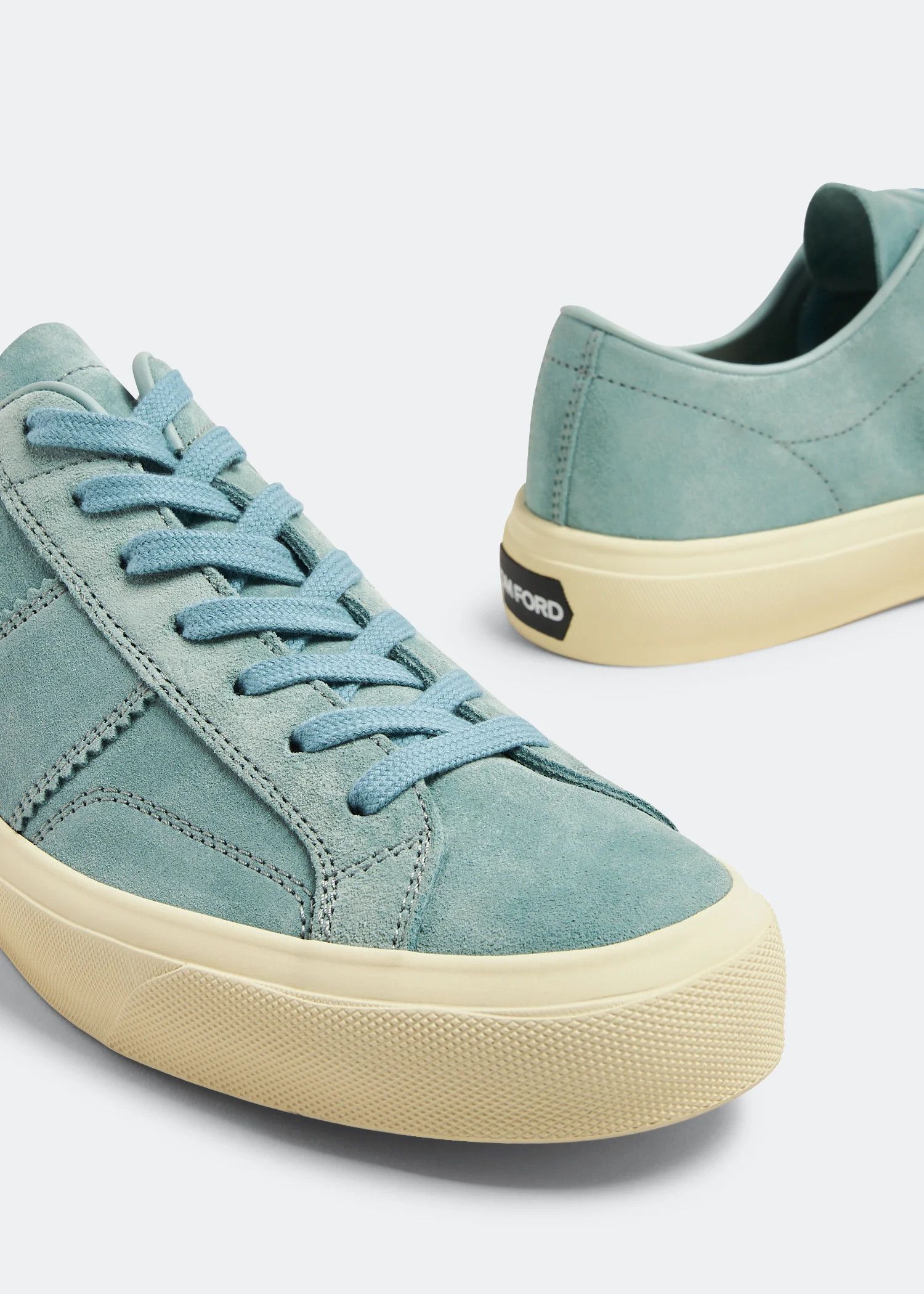 Tom Ford o1loc1c0824 Cambridge Sneakers in Light Blue Size US 10.5 / EU 43-44 - 3 Thumbnail