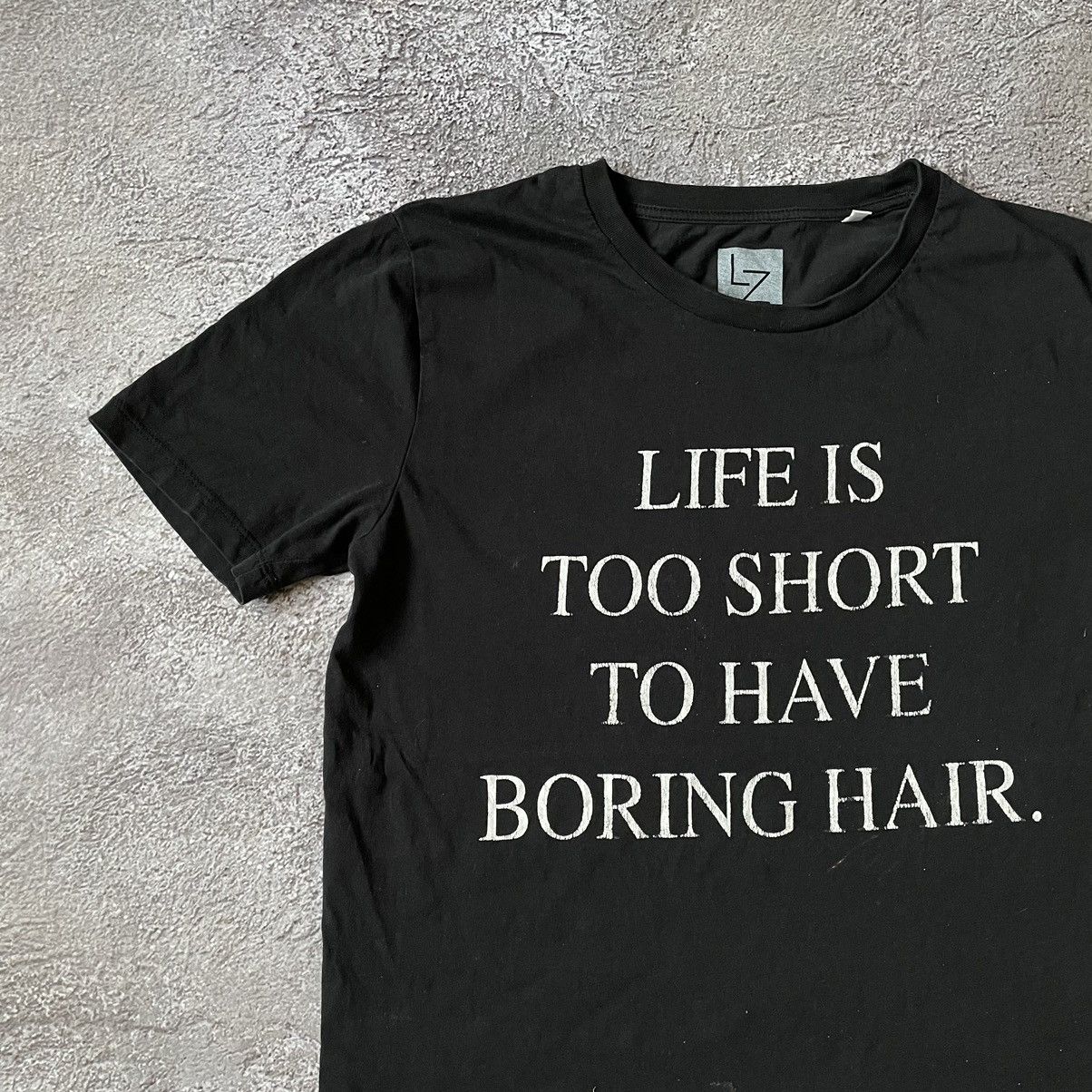 Vintage Vintage Y2K Graphic Tee Funny Slogan Streetwear Black Slim L Size US L / EU 52-54 / 3 - 2 Thumbnail