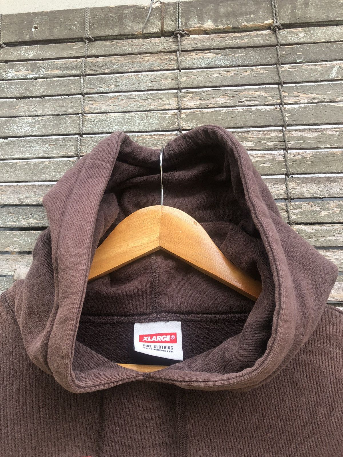 Japanese Brand Vintage Y2K Sunfaded Streetwear XLARGE Big Logo Hoodie Size US L / EU 52-54 / 3 - 10 Thumbnail