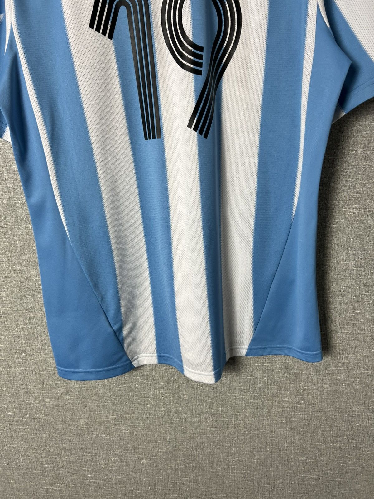 UEFA Vintage Adidas Argentina Messi #19 Home Jersey Blockcore Size US L / EU 52-54 / 3 - 16 Thumbnail