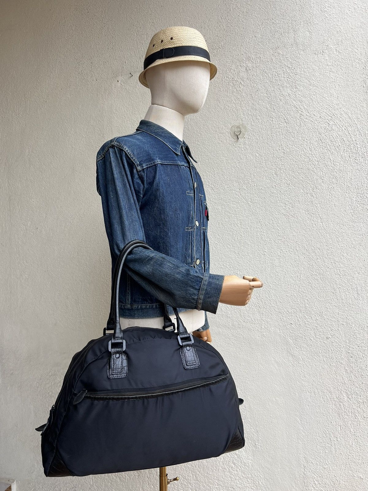 Yohji Yamamoto Vintage 2000s Yohji Yamamoto Y’saccs Huge Handle Bag Size ONE SIZE - 3 Thumbnail