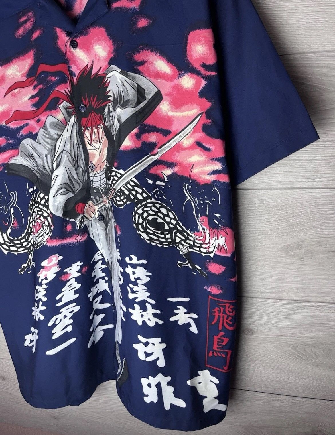 Other Vintage Mens Micro Z Anime AOP All Over Print Button Up Size US L / EU 52-54 / 3 - 4 Thumbnail