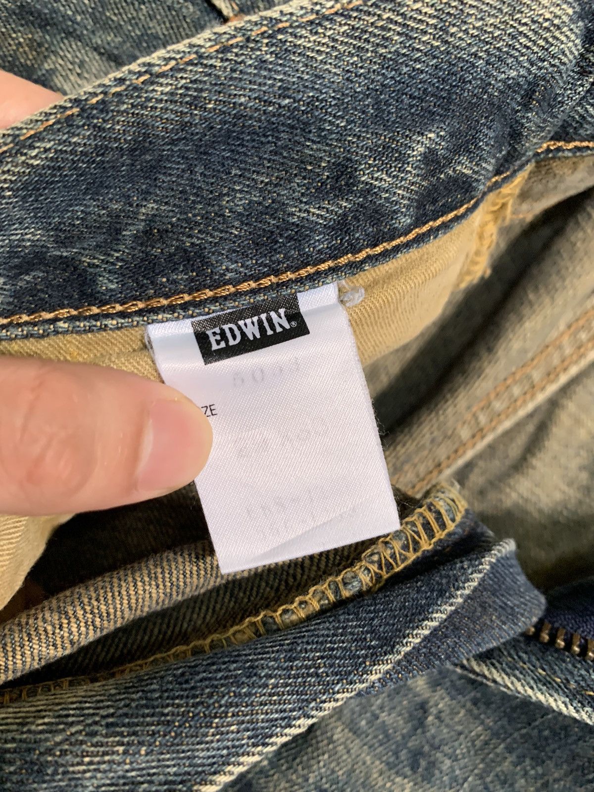 Kapital VINTAGE EDWIN 505XX SELVEDGE FADED&RUSTY JAPANESE DENIM Size US 29 - 18 Thumbnail