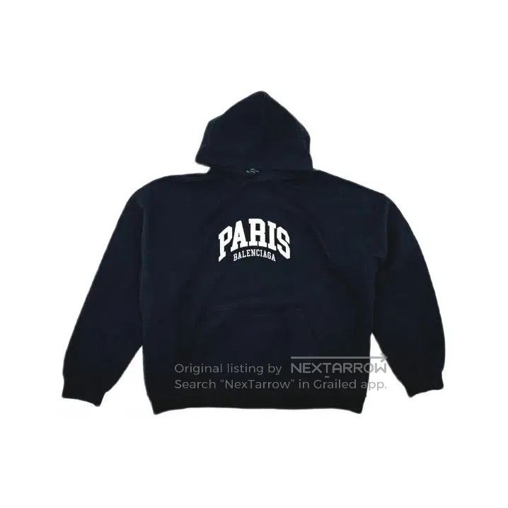 Balenciaga Balenciaga Black Logo Embroidered Hoodie. Size US M / EU 48-50 / 2 - 1 Thumbnail
