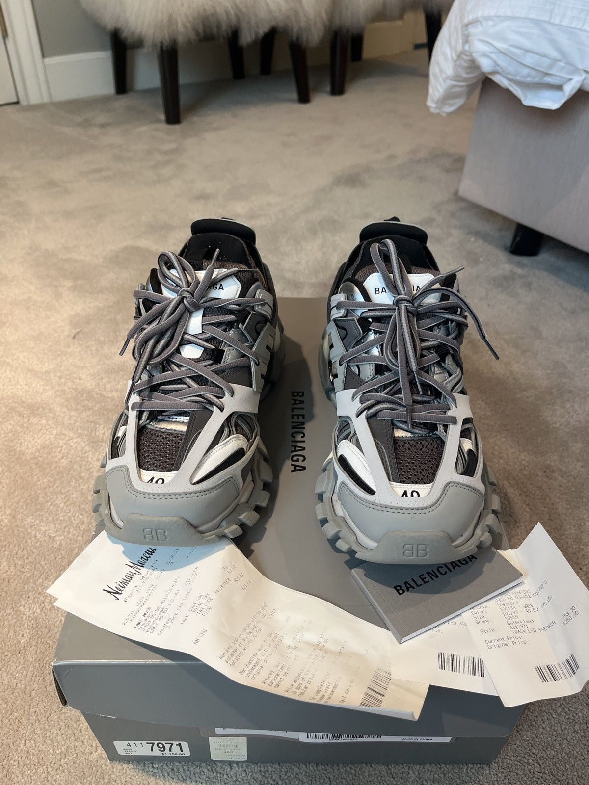 Balenciaga BALENCIAGA LED TRACKS Size US 7 / EU 40 - 4 Thumbnail