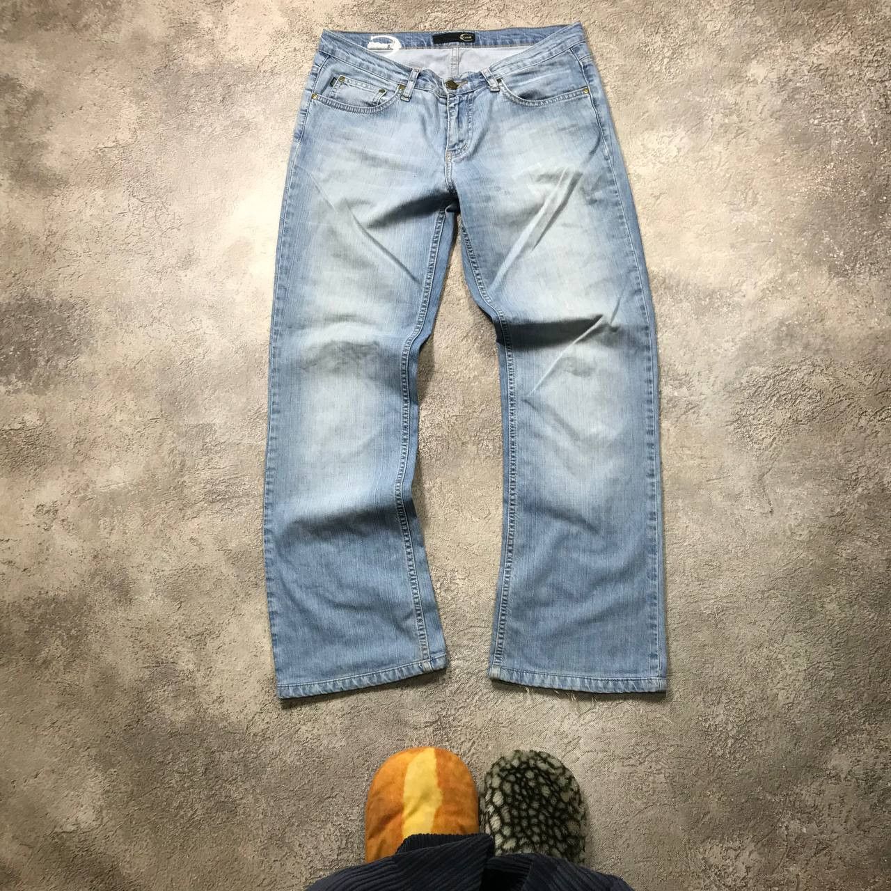 Vintage Vintage 90s Just Cavalli Distressed Baggy Jeans Grunge 31 Size US 31 - 1 Thumbnail