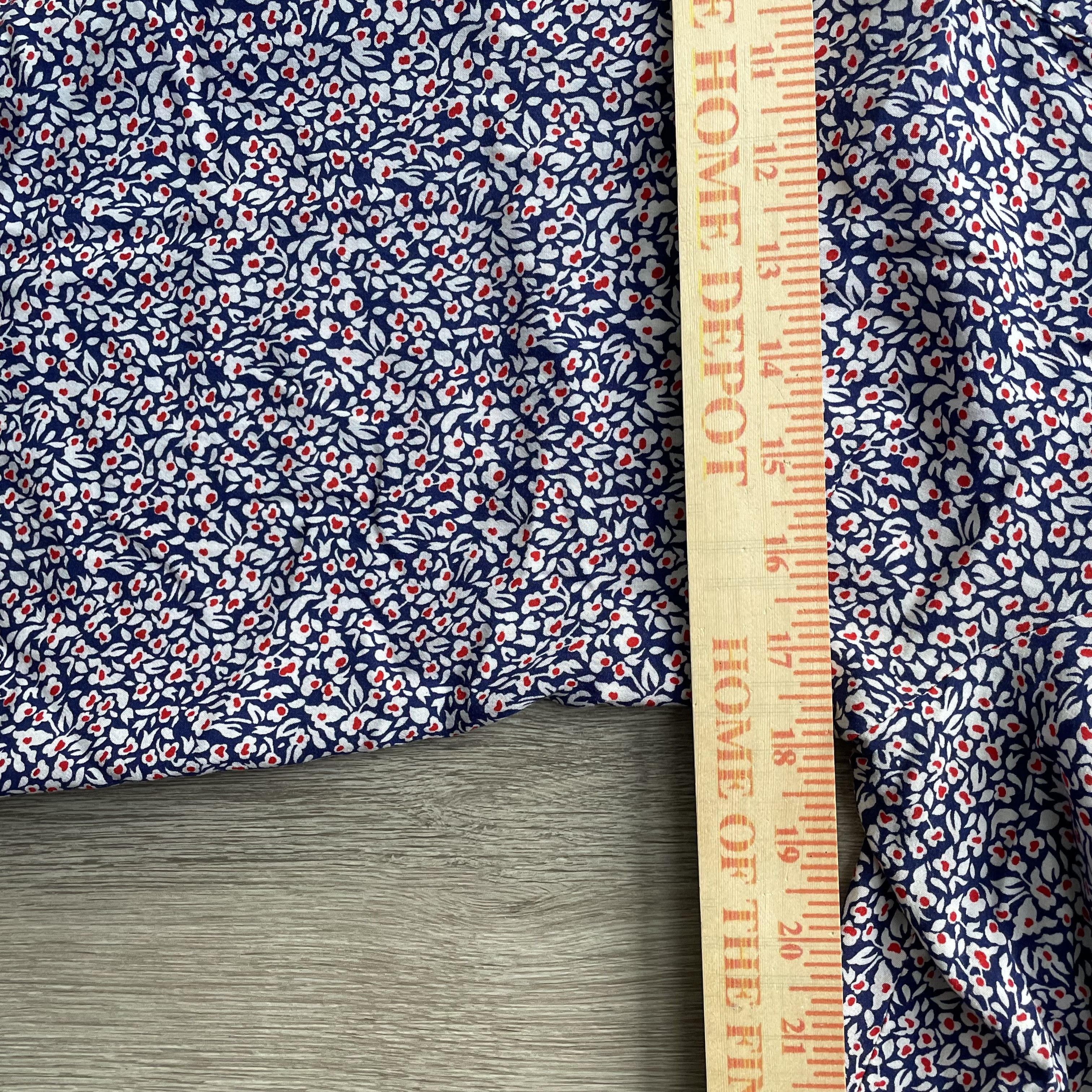 Cynthia Rowley Cynthia Rowley Floral V-Neck 3/4 Tie Sleeve Blouse S Size S / US 4 / IT 40 - 7 Thumbnail