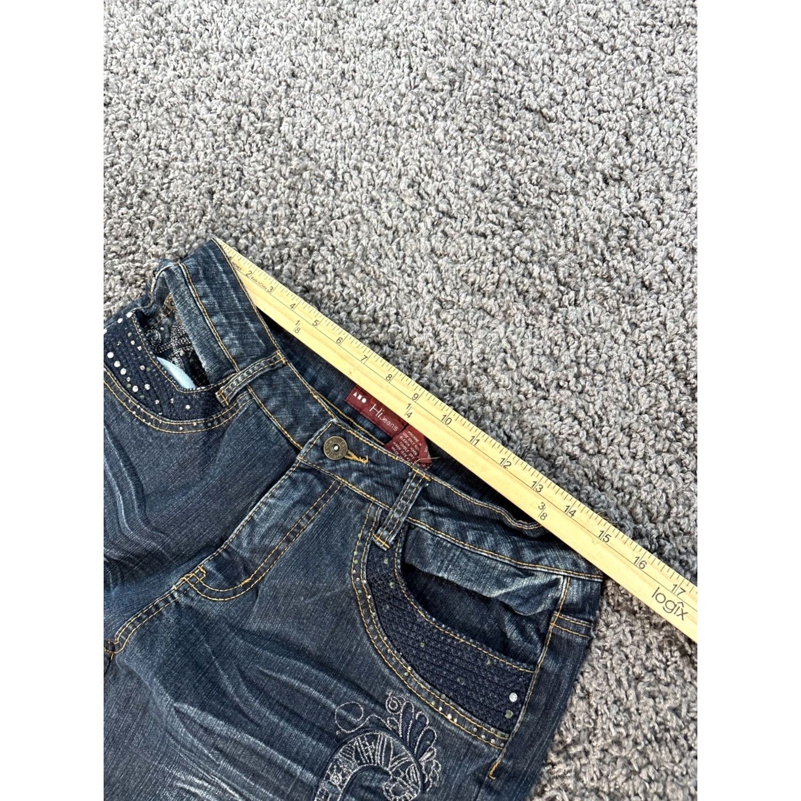 Vintage VINTAGE Hi Jeans Jeans Womens 30x31 Bootcut Embroidered Distressed Blue 1990s Mens? Womens? Size 30" / US 8 / IT 44 - 4 Thumbnail
