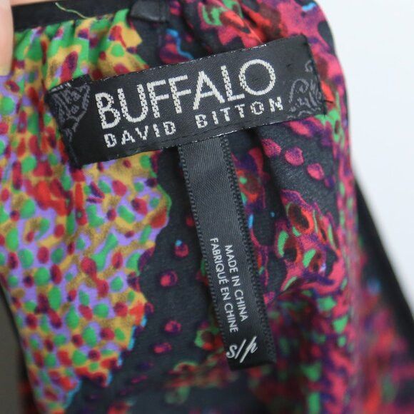 Buffalo David Bitton Buffalo David Bitton Geometric Silk Trim Zip-Front Cami Top Size S / US 4 / IT 40 - 5 Thumbnail