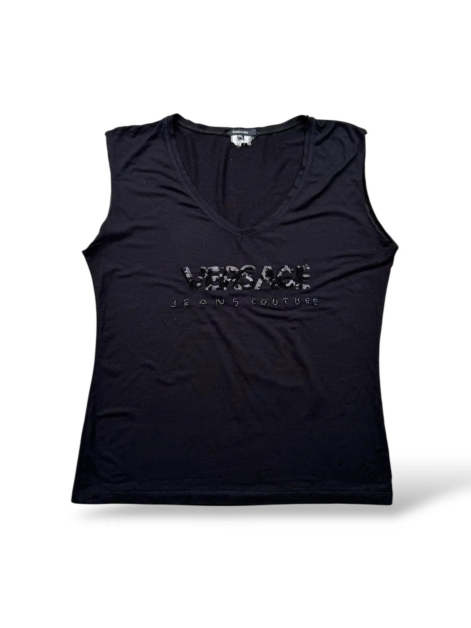 Versace Versace Vintage Tank Top (V9) Size L / US 10 / IT 46 - 1 Thumbnail