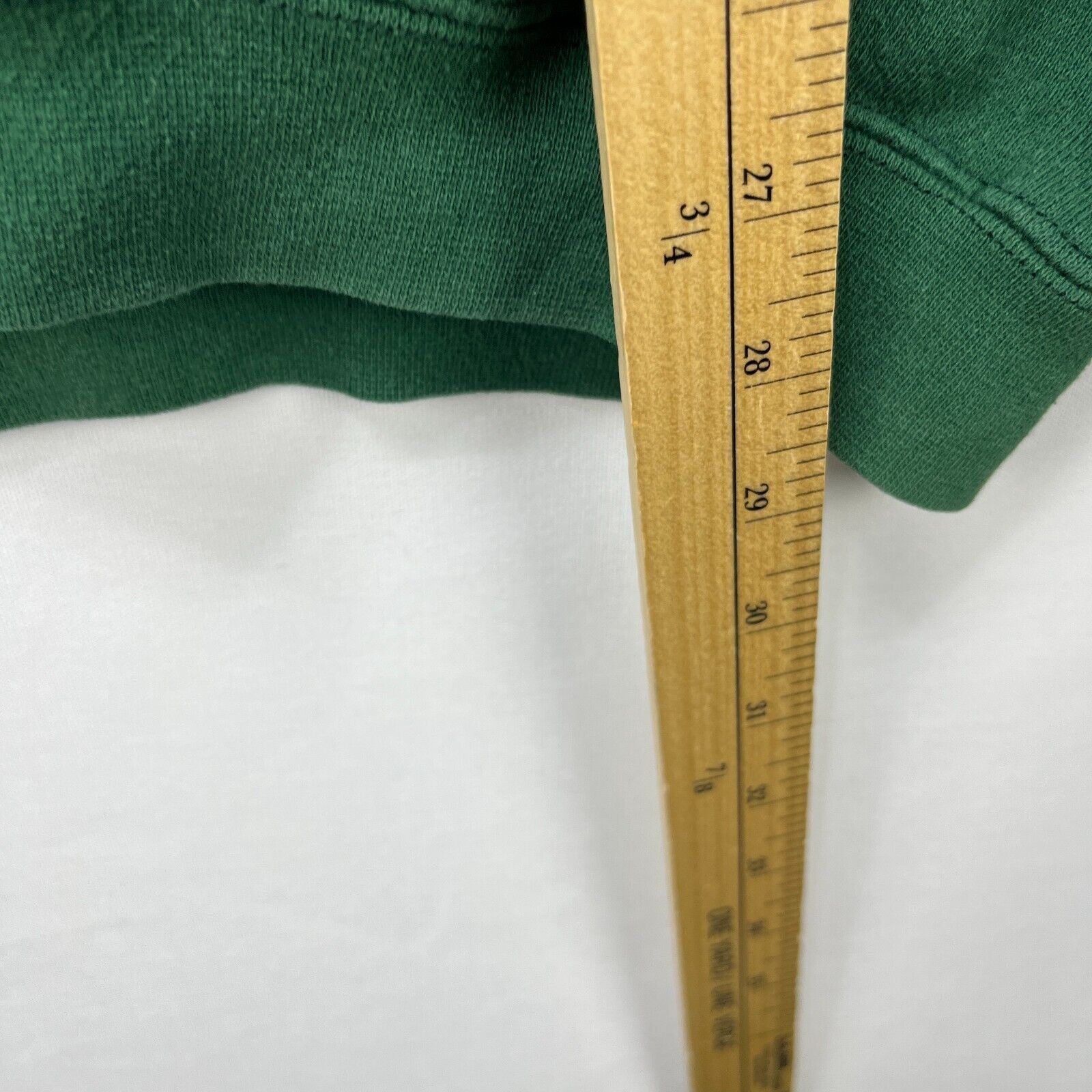 Lee × Vintage Vintage 90s Sun Faded Blank Forest Green USA Large Lee Size US L / EU 52-54 / 3 - 7 Thumbnail