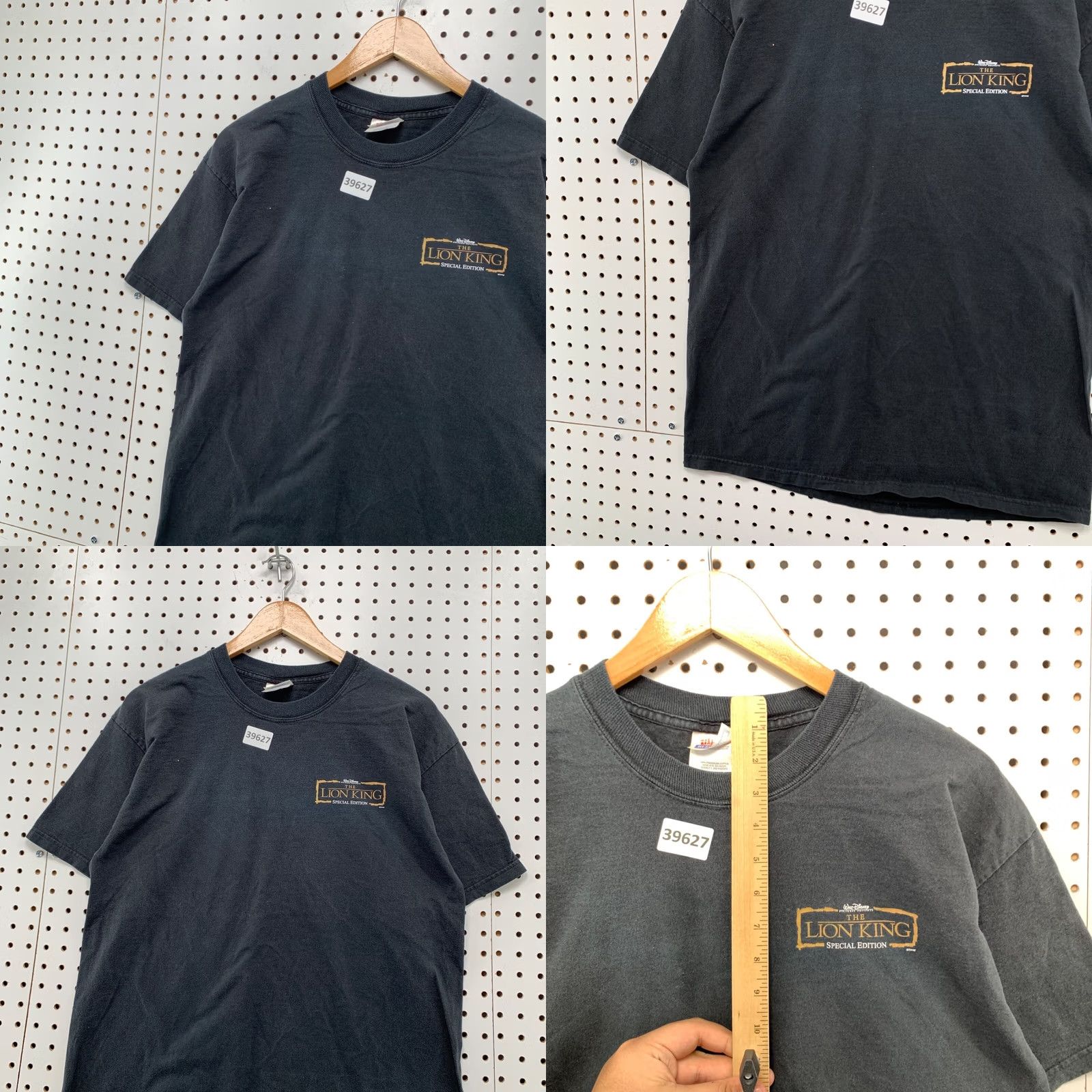 Hanes VTG Lion King Special Edition Shirt Mens L Faded Black Movie Promo Size US L / EU 52-54 / 3 - 8 Thumbnail