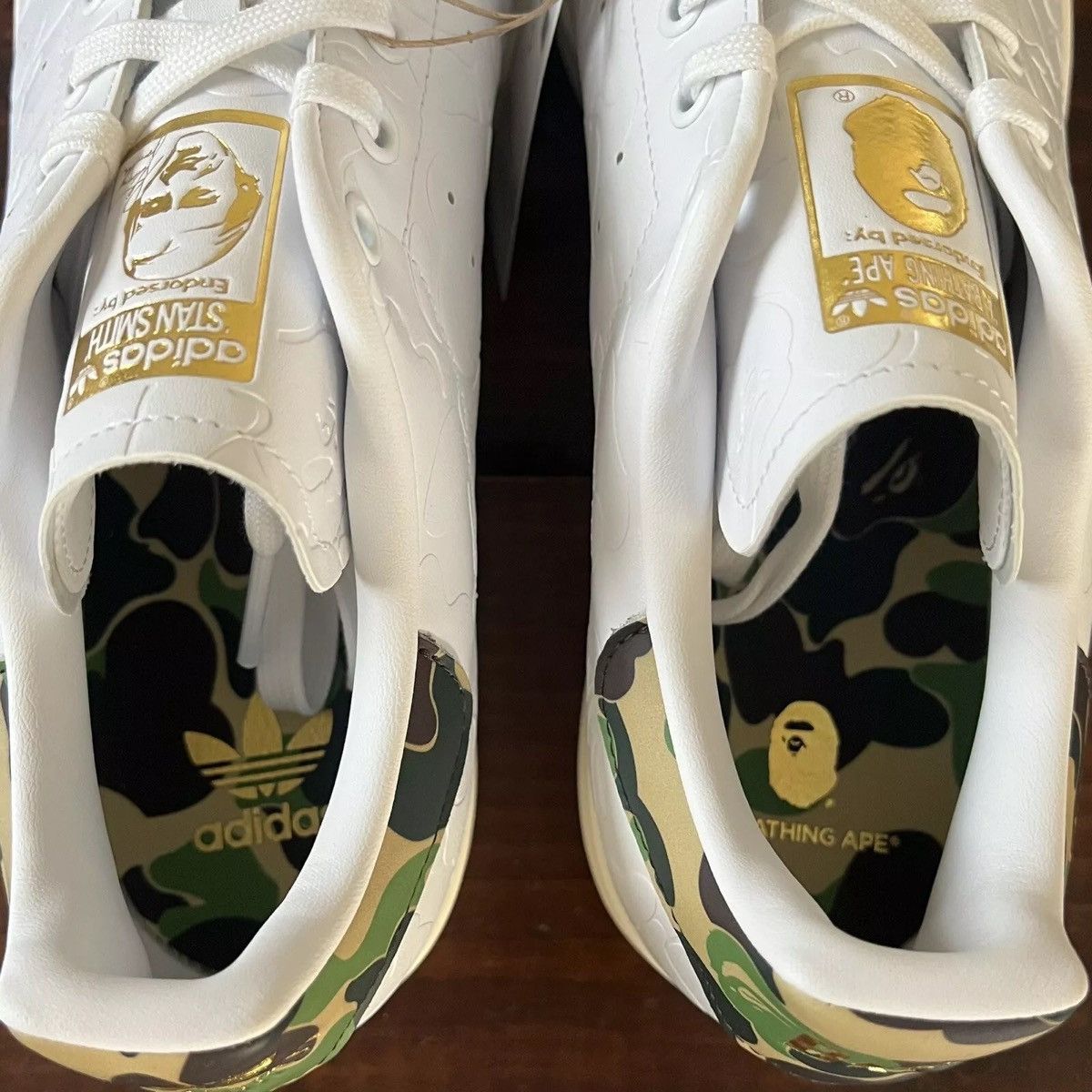Adidas Adidas x Bathing Ape BAPE Stan Smith 30th Anniversary Shoes Size US 12 / EU 45 - 8 Thumbnail
