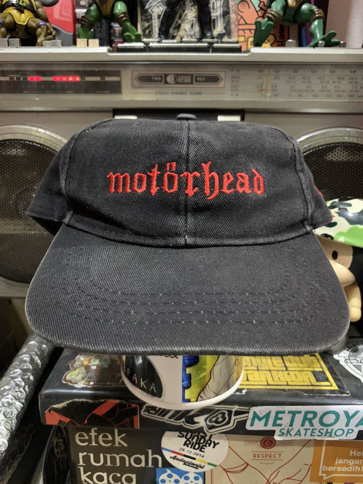 Spider Hats Red Spider Embroidery Baseball Cap Black Hip Hop