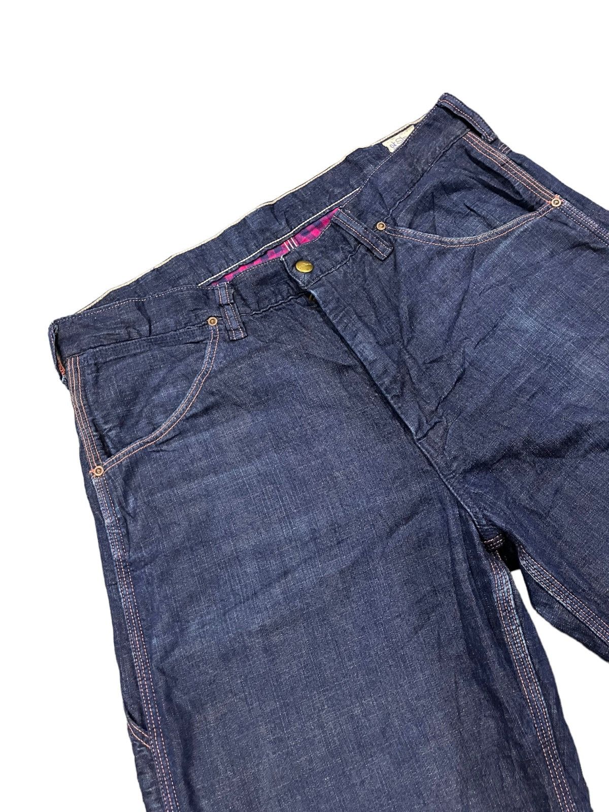 Japanese Brand Orslow Carpenter Blanket Lining Pants Size US 34 / EU 50 - 10 Thumbnail