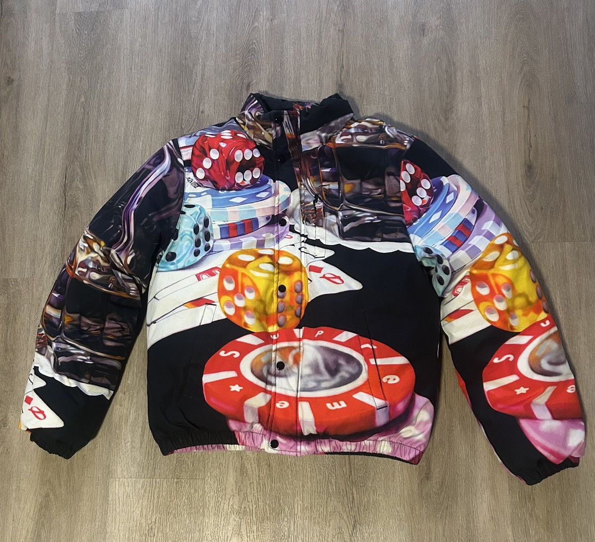 Supreme Casino Down Jacket | Grailed