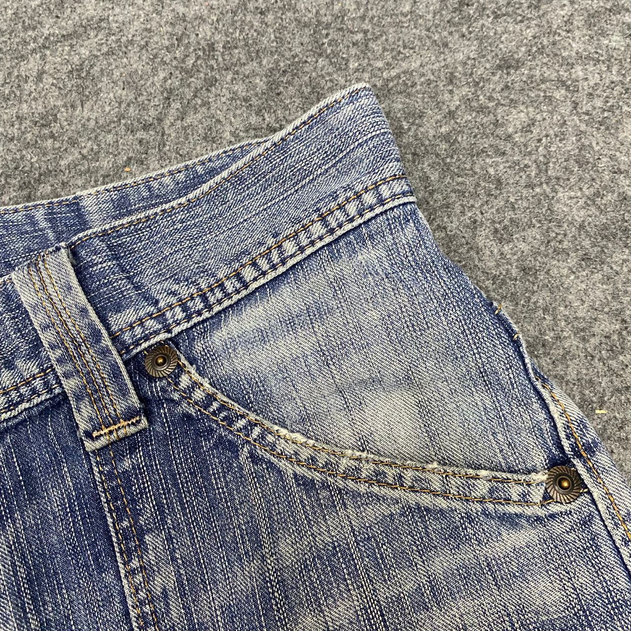 Edwin Vintage Edwin Bush Pants Distressed Denim Size US 32 / EU 48 - 10 Thumbnail